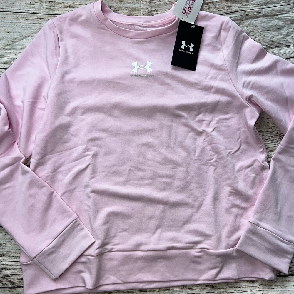Under Armour Youth Large (14/16) Girls Crew Neck Sweatshirt NEW